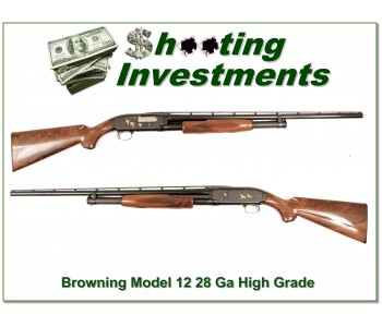 Browning Model 12 High Grade 28 Gauge XX Wood!